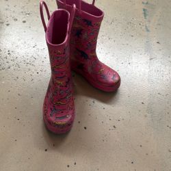 Kids Rain Boots Size 10