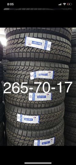 4 new 265-70-17 Allterrain