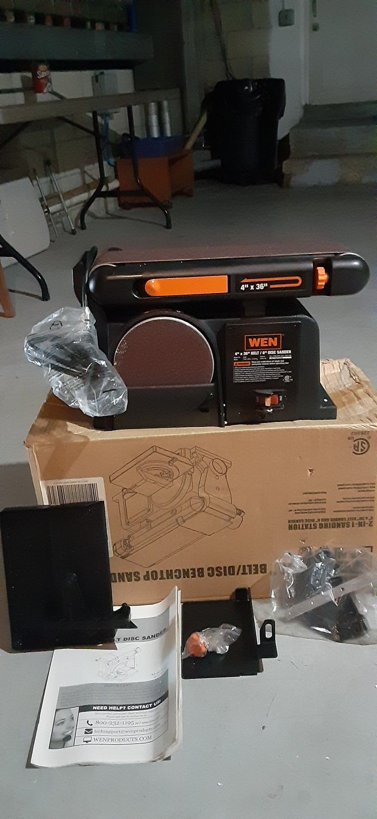 Wen Belt - Disc Sander 6502 4" X 36"