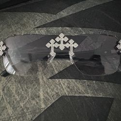 Cross Iced  Sunglasses 