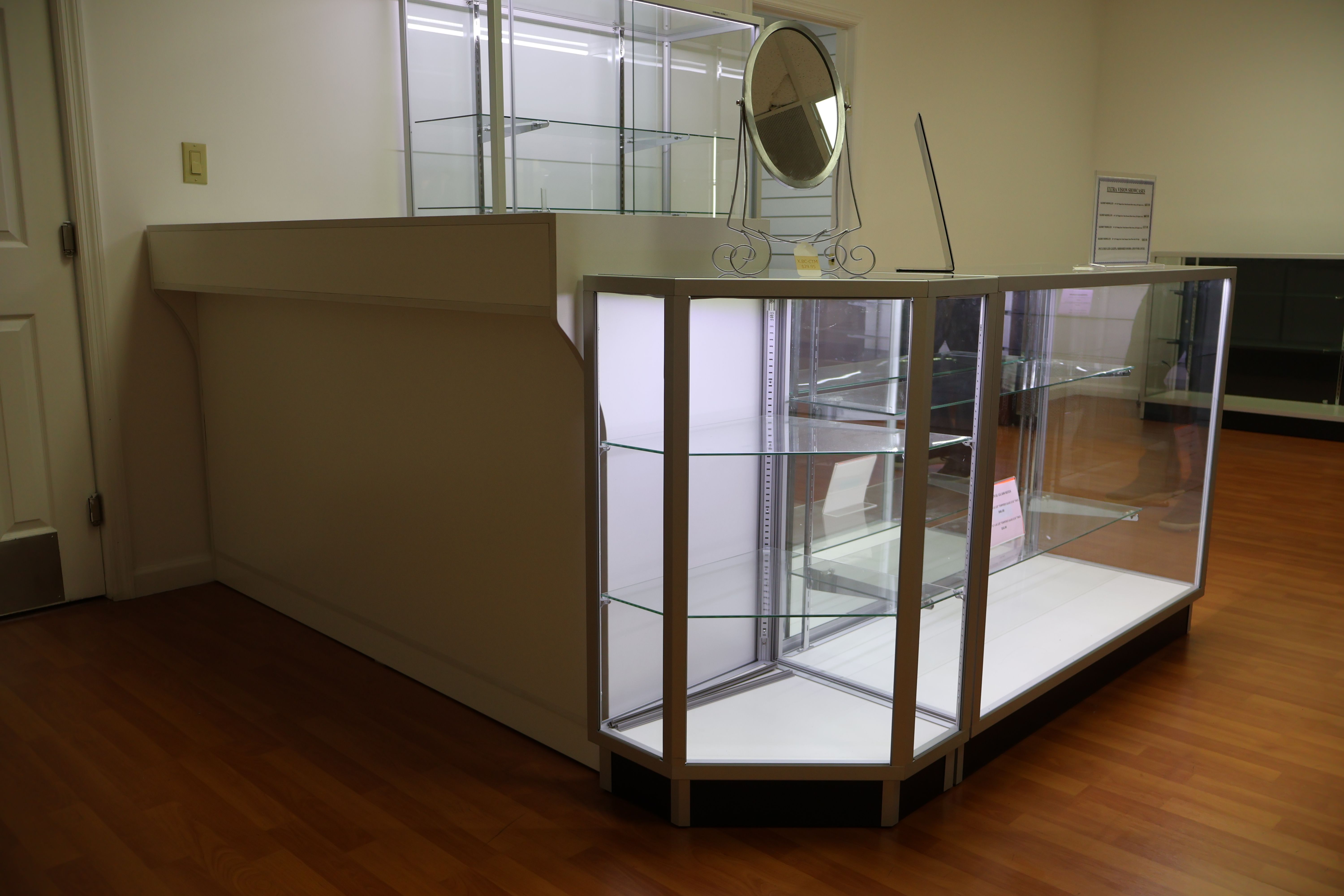 SlatWall, Display Cases, and more