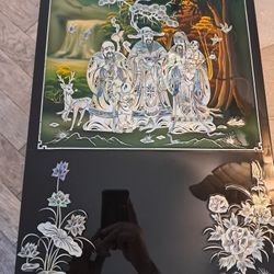 Asian Laquer Paintings 