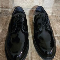 Capps High-gloss Uniform Oxford Shoes 