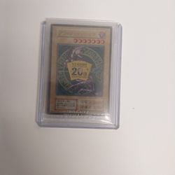 YUGIOH 20th Anniversary Stainless Steel Dark Magician And Blue Eyes White Dragon