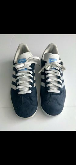ADIDAS GASELLE, DARK BLUE SNEAKERS , SIZE 9.5