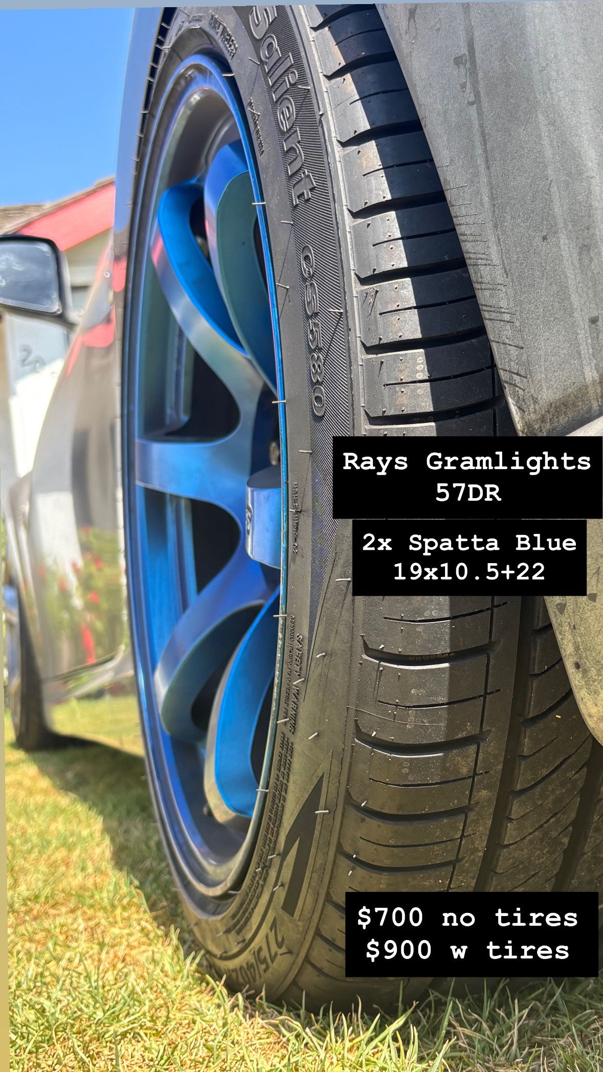 19x10.5+22 57dr Gramlights