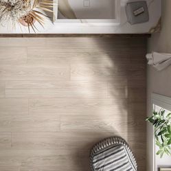 8ft long CHANTILLY CREAM PORCELAIN TILE