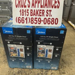 3.3 Cu Ft Refrigerator Single Door Interior Light 