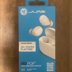 WHITE JLab Go Pods ANC 