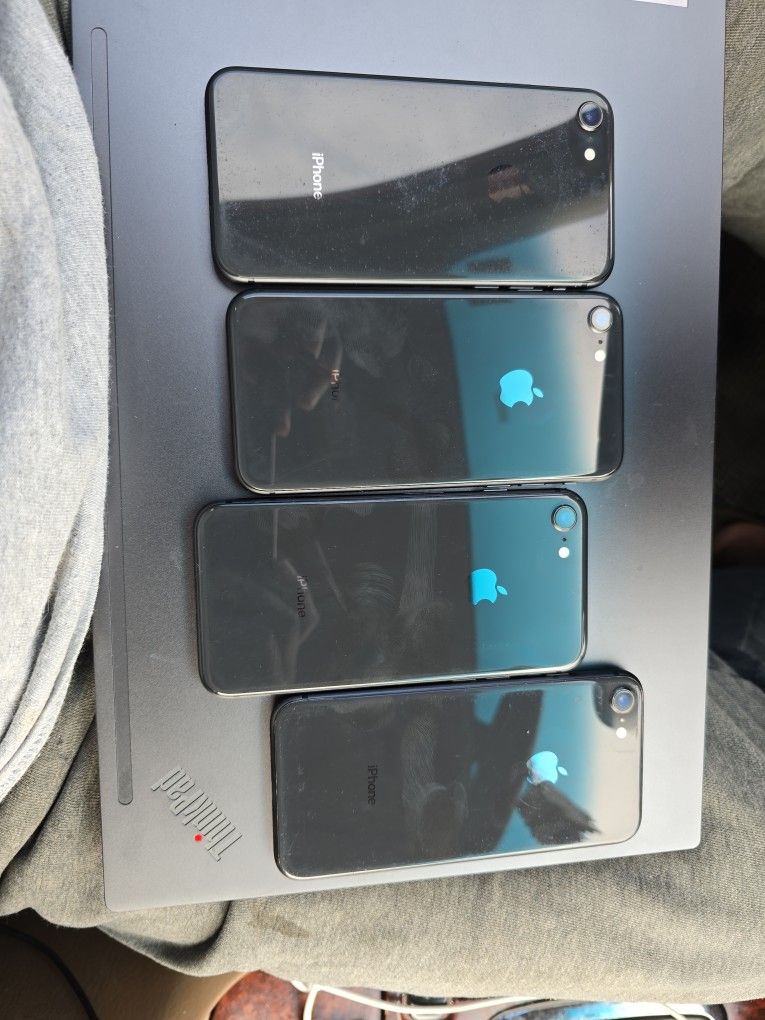 Iphone 8 FULLY UNLOCKED LOT OF 4 UNITS