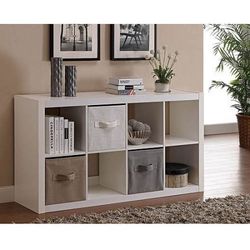 8 cube organizer white