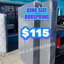 King Size Boxsprings Only ‼️✅️