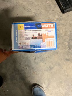 Watts 1-inch Lead-Free Reduced Pressure Zone