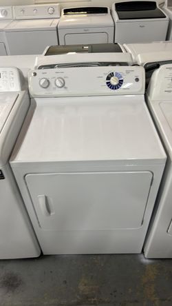 GE Electric Dryer – Auto Dry, White, Clean and Ready