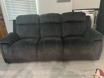 Gray couches