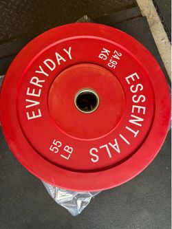 Pair of 55lbs weight plates