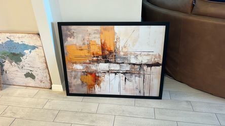 Framed Abstract Wall Art Print