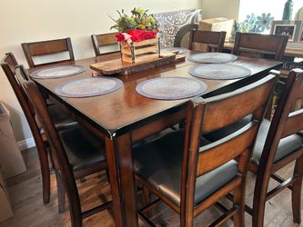 Counter height dining set