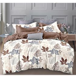 Duvet Cover King Size, Comforter Covers King Queen 3pc Ultra Soft 100% Washed Microfiber Breathable Bedding Duvet Cover Set with Zipper Ties