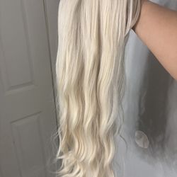 26 Inch Blonde Wig 