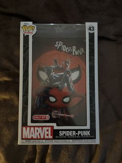 Spider-punk Funko Pop Comic Cover