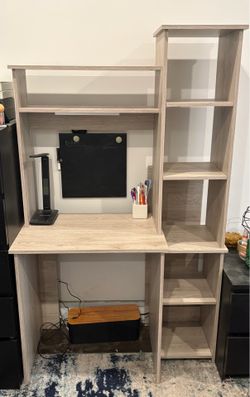 Computer Desk with Hutch and Shelving