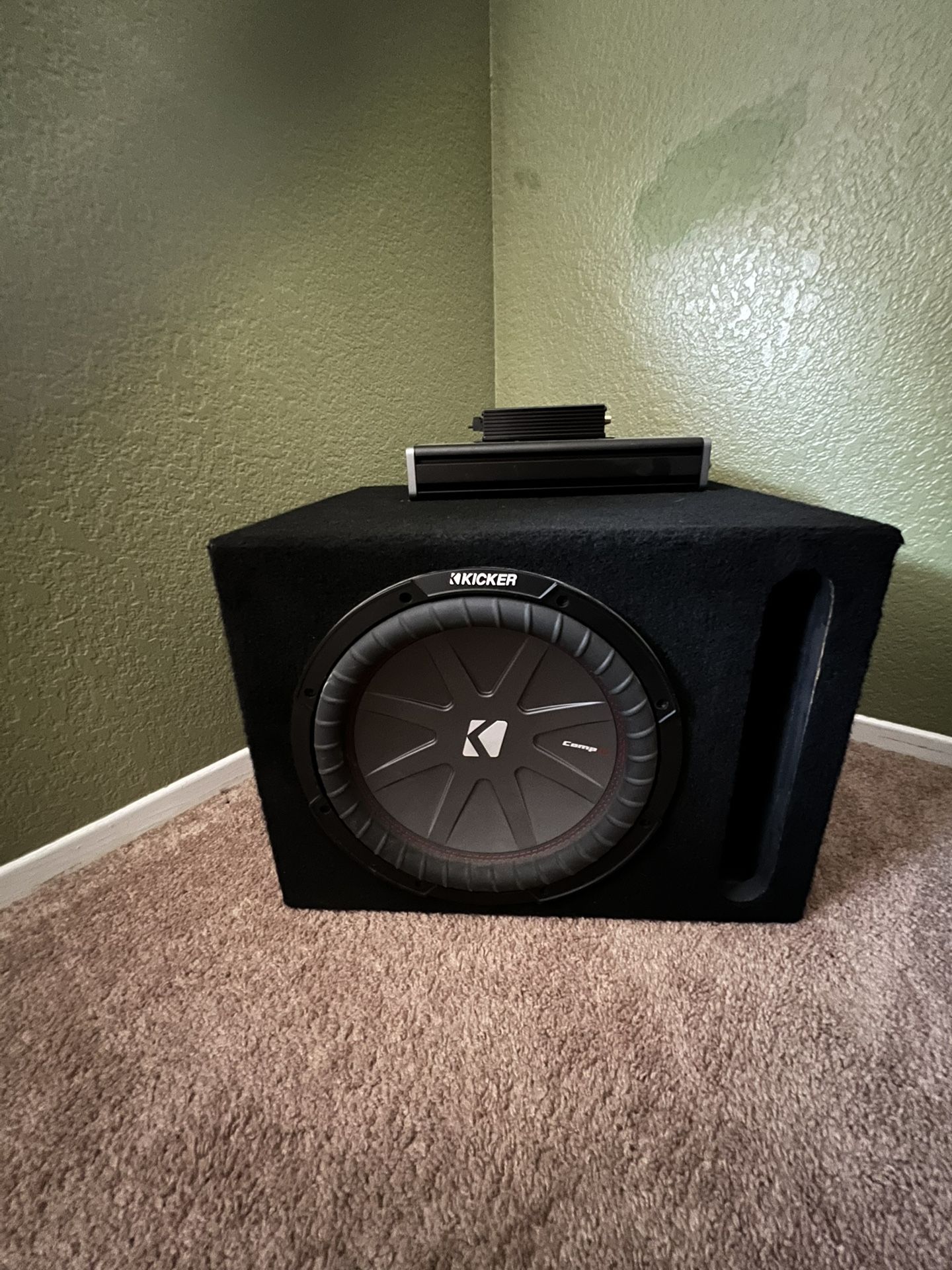Subwoofer And Amp Combo