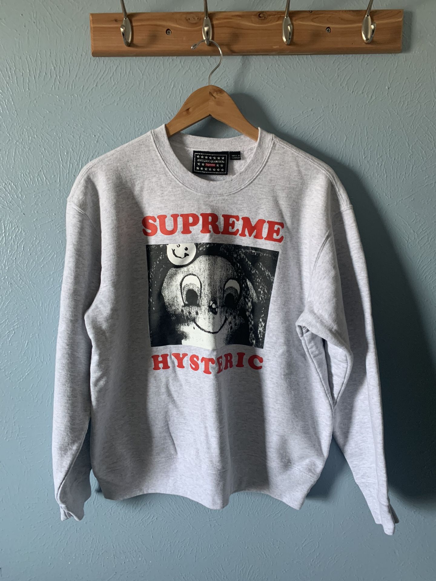 Supreme x Hysteric Glamour - Grey Crewneck 