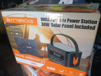 Power Station 100w Portable Stacion de Energía 100w  30w