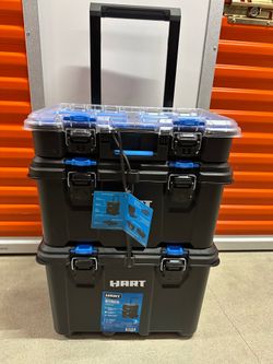 HART Stack 3-Piece Mobile Tool Storage System NUEVO