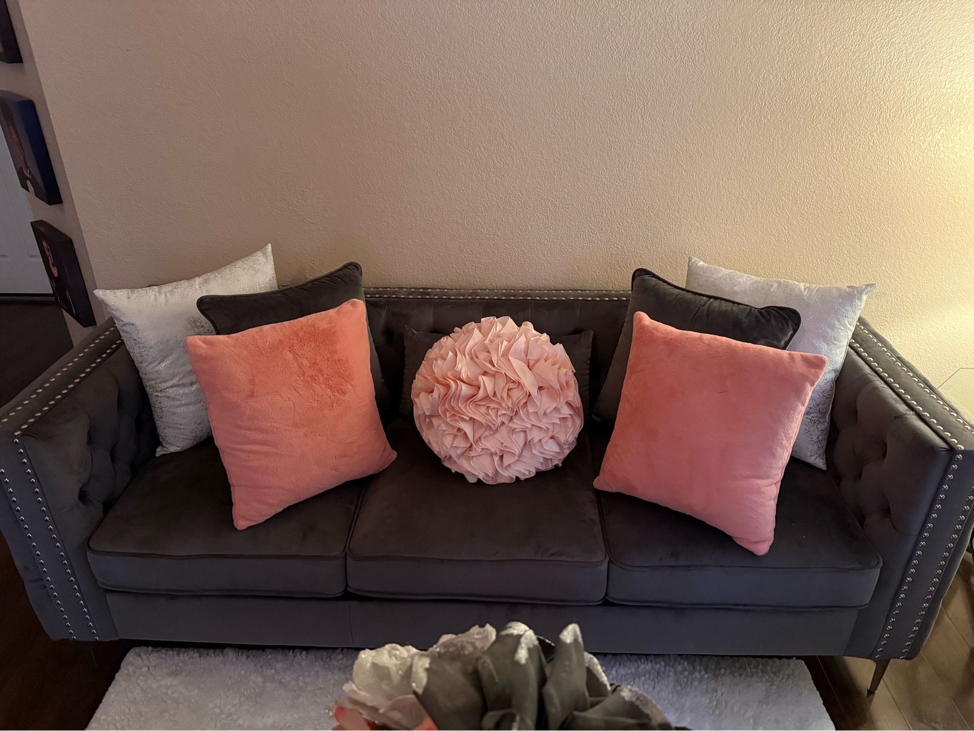 Gray 3 piece furniture set