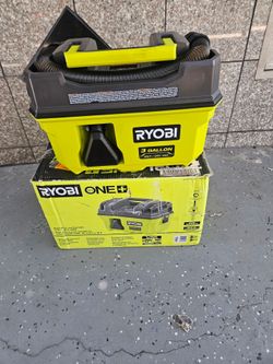 Ryobi 18v 3 gallon wet dry vaccum