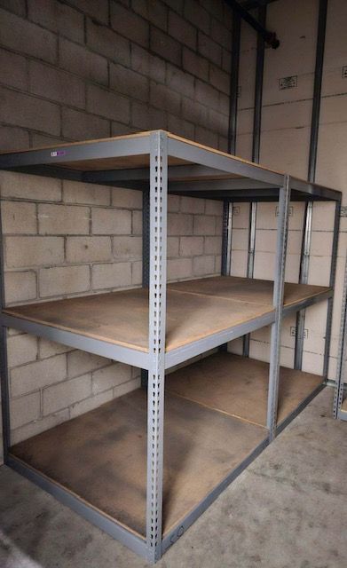 Industrial 3 Tier Racks 48 in W x 48 in D Used Heavy Duty Storage Shelving Stronger Than Homedepot Lowes And Costco Delivery Available
