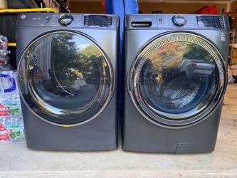 GE Front-Load Washer and Dryer Set