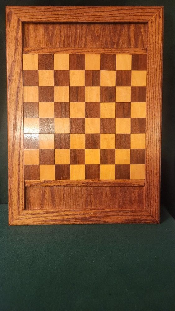 Wood Chess Board Inlay Craft Solid Game