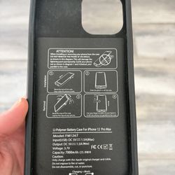 Backup Battery Case For iPhone 12pro Max