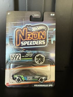Hot Wheels Neon Speeders Volkswagen SP2 Diecast 1:64 Scale #6/8 New Must See!