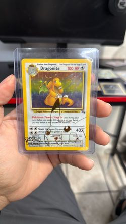 Dragonite holo fossil set