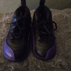 Purple And Black Jordans 