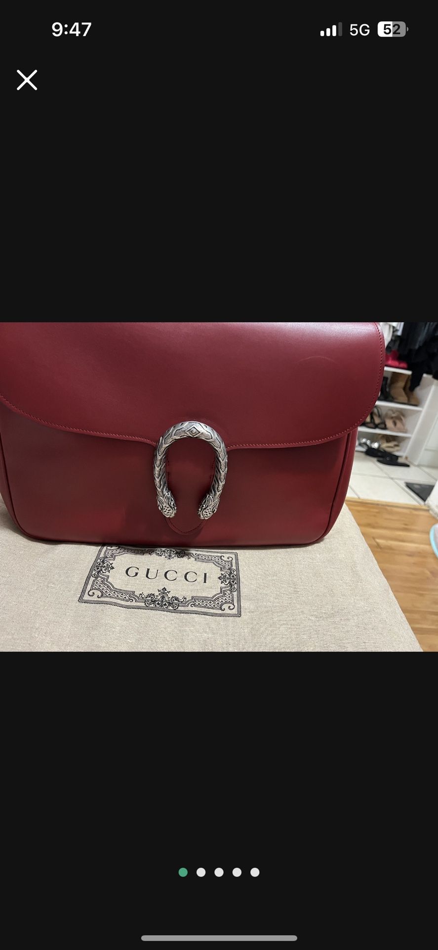 Gucci Dionysus Leather Bag 