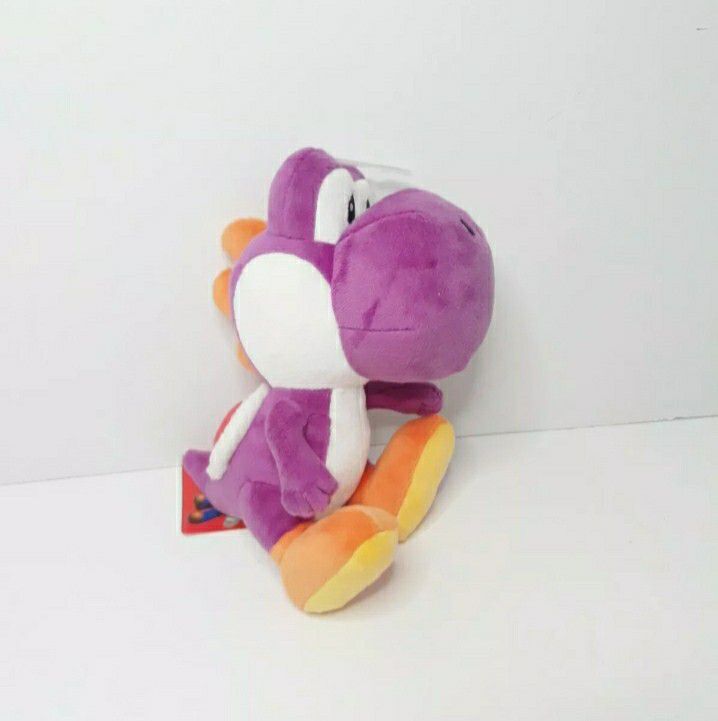 Super Mario Bros 6in Plush Purple Yoshi BRAND NEW!!