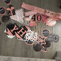 40th Birthday Decor