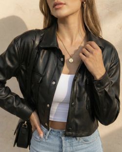Black Leather Jacket 