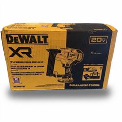 DeWalt XR 20V 18GA Narrow Crown Stapler Kit