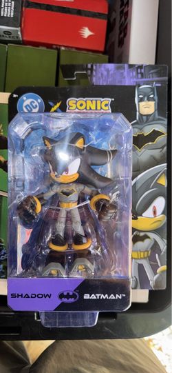 Jakks Pacific DC x Sonic The Hedgehog SHADOW BATMAN  5" Figure New