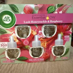 Air Wick - Lush Honeysuckle & Raspberry 5 Count