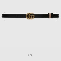 GG REVERSIBLE THIN BELT