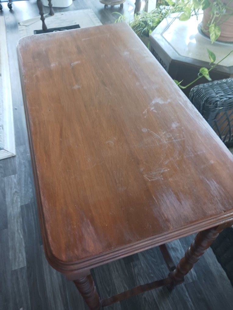 WOOD CONSOLE TABLE 