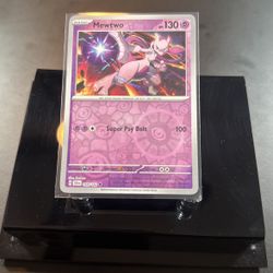 Holographic Mewtwo pokemon Card