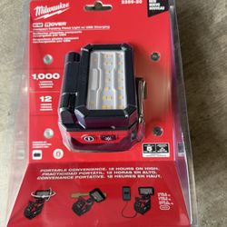 Milwaukee M18 18-Volt Lithium-Ion Cordless 1000 Lumens ROVER Compact Folding Flood Light with USB Charging (Tool-Only)$ 70 Each 